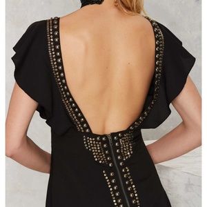 Nasty gal studded maxi dress